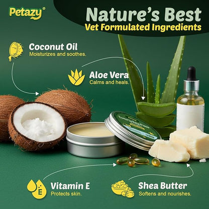 Everyday Dog Paw Balm for Dogs - Daily Paw & Nose Moisturizer, Prevents Dry Cracked Paws, Natural Paw Wax with Beeswax, Shea Butter, Coconut Oil, Wheat Germ, & Vitamin E