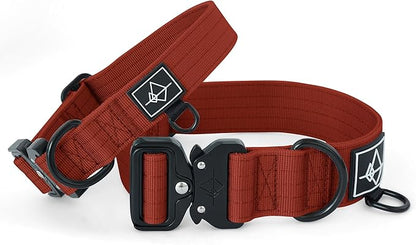 Made to ROAM Premium Dog Collar - Adjustable Heavy Duty Nylon Collar with Quick-Release Metal Buckle (Texas Flair, Classic Size 3)