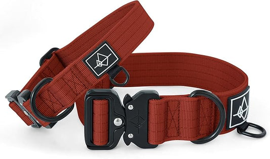 Made to ROAM Premium Dog Collar - Adjustable Heavy Duty Nylon Collar with Quick-Release Metal Buckle (Texas Flair, Classic Size 5)