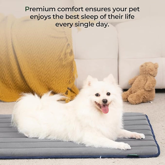 BALANCE Dog Crate Pad, Dog Foam Crate Mat Kennel Pad, Washable Water-Resistant Pet Bed Flat Dogs Cage Mat for X-Large Dogs