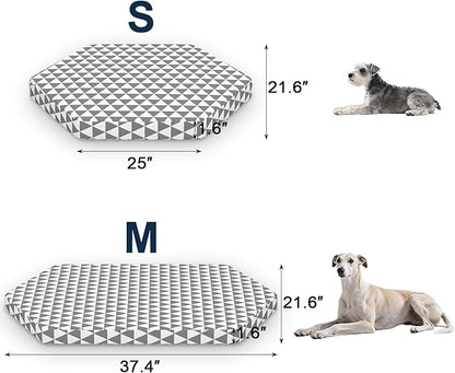 Orthopedic Dog Beds for Small Dogs, Pet Bed with 6 Sides,Removable & cleanable Cover，S