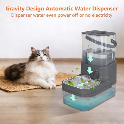 Smart Pet Water Fountain,Filterless Cat Water Fountain No Filter,3L/102oz Ultra Silent Cat Fountain, Separation Design