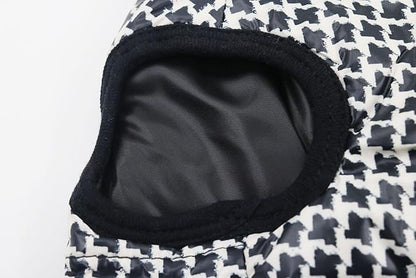 Winter Dog Coats Warm Houndstooth XS Dog Jacket Pet Dog Jackets Puppy Cold Weather Coat Pet Clothes for Small Dogs, XS