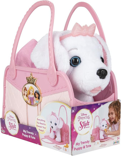 Disney Princess Style Collection Pet Puppy Plush & Trendy Tote Bag Carrier - Nurture and Pamper Your Puppy!