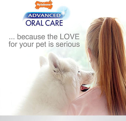 Nylabone Advanced Oral Care Pet Dental Water Additive, Liquid Tartar Remover & Breath Freshener for Dogs, Dog Teeth-Cleaning, Original Flavor, 16 oz.
