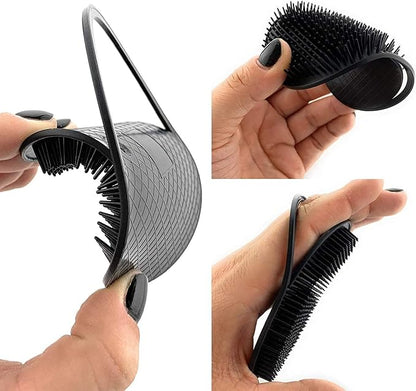 G.B.S Black Pocket Palm Brush for Men’s, Women and Pets Grooming, Black, Pack of 20 Made in U.S.A