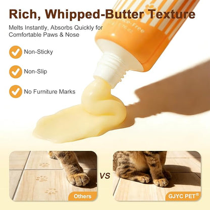Paw & Nose Balm for Dogs & Cats - 1.76 oz | for Dry, Cracked Paw Pads & Rough Snout | Conditioning Formula with Organic Shea Butter, Jojoba Oil & Ceramide Complex | Safe & Lickable