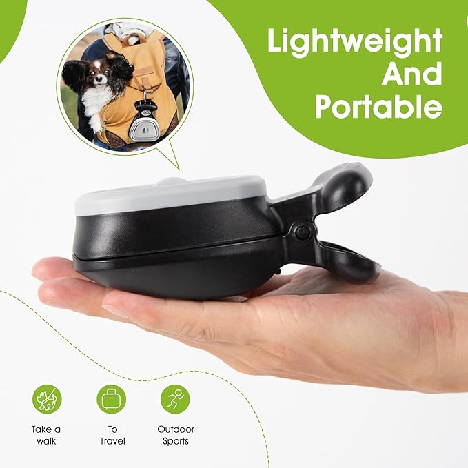 SUPERDESIGN Portable and Versatile Pet Poop Scooper, Ideal for Walking Traveling and Camping with Small and Large with CLeash Clip and Garbage Bag Bin Dogs Poop Scooper Small