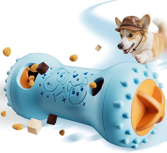 Interactive Treat Dispensing Dog Toys – Adjustable Puzzle Toy to Keep Dogs Busy, Enrichment, Mental Stimulation, Cognitive Fun and Boredom Buster for Puppy Teething, for Small Medium Dogs