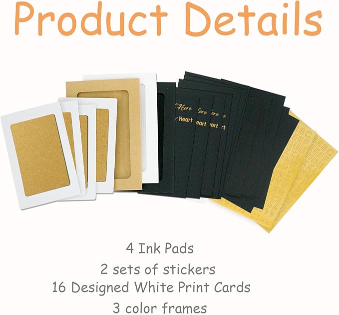 Inkless Paw Print Kit,Dog Paw Print Kit,Dog Nose Print Kit,Clean Touch Ink Pads and Imprint Cards,Pet Paw Print Impression Kit for Dogs Cats Footprint Keepsake