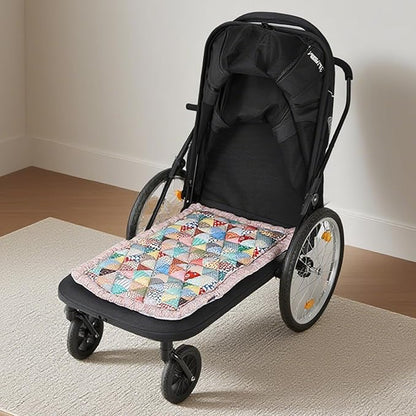 Beberoad Large Pet Stroller Single-Sided Pad - Warm and Non-Slip Mat, R8 Special Pet Stroller Seat Cushion, Comfortable and Soft