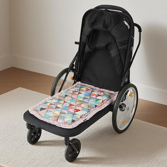 Beberoad Large Pet Stroller Single-Sided Pad - Warm and Non-Slip Mat, R8 Special Pet Stroller Seat Cushion, Comfortable and Soft