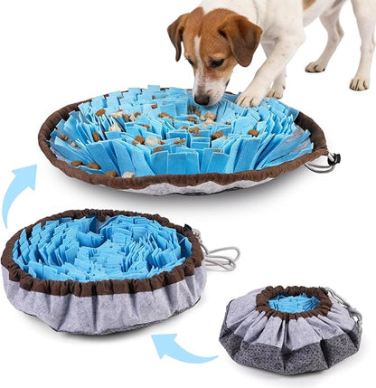 Snuffle Mat for Dogs Interactive Puzzle Feeder for Cognitive Mental Stimulation Anti Boredom Dog Toys for Puppy Games Enrichment Toy & Cat Activity Rug Indoor Outdoor