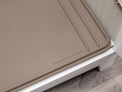 WeatherTech Single High Pet Feeding System w/Plastic Dog/Cat Bowls - 10" High Stand Tan (PSH6410TNTN)