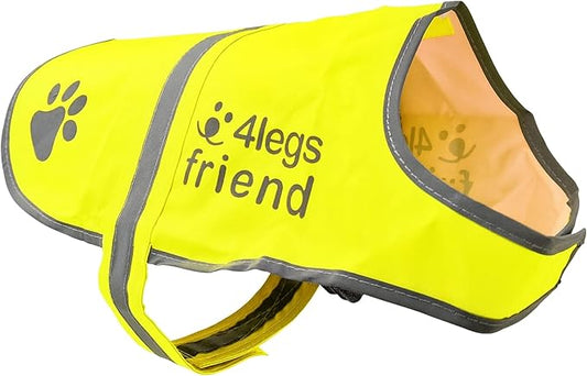 Safety Reflective Vest for Dogs - High Visibility for Outdoor Activity Day and Night, Protect Your Pet from Cars & Hunting Accidents
