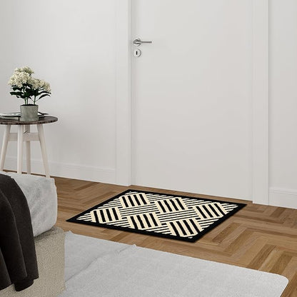 GRANNY SAYS Kitchen Mats for Floor, Kitchen Rugs Non Slip Washable, Runner Rugs for Kitchen Floor, 32" x 20", Stain Resistant Comfort Standing Mat Made of 100% Polypropylene, Black