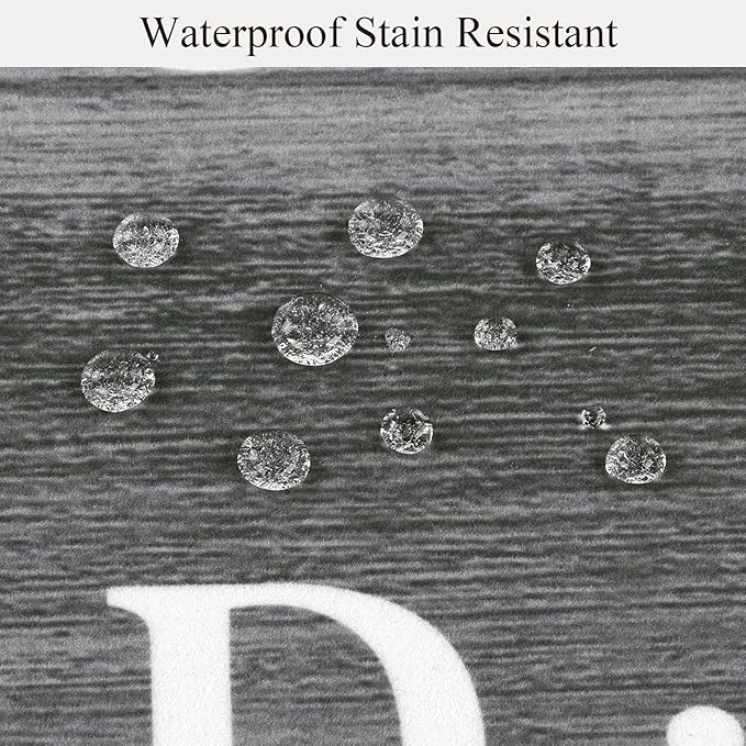 Pauwer Laundry Room Rug Runner 20"x60" Waterproof Rubber Laundry Mat Non Slip Kitchen Mats for Floor Washable Floor Mat Runner Rug for Farmhouse Mudroom Washroom Bathroom Decor