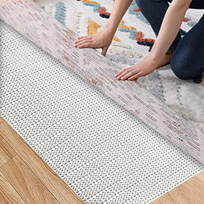 Non Slip Rug Pad Grippers 8 x 10 Ft for Hardwood Floors, Mattress Slide Stopper Thick Carpet Pads Gripper for Tile Floors,Rug Grip for Area Rug,Sofa,Bed,Chair,Cushion Keep Your Rugs Safe and in Place