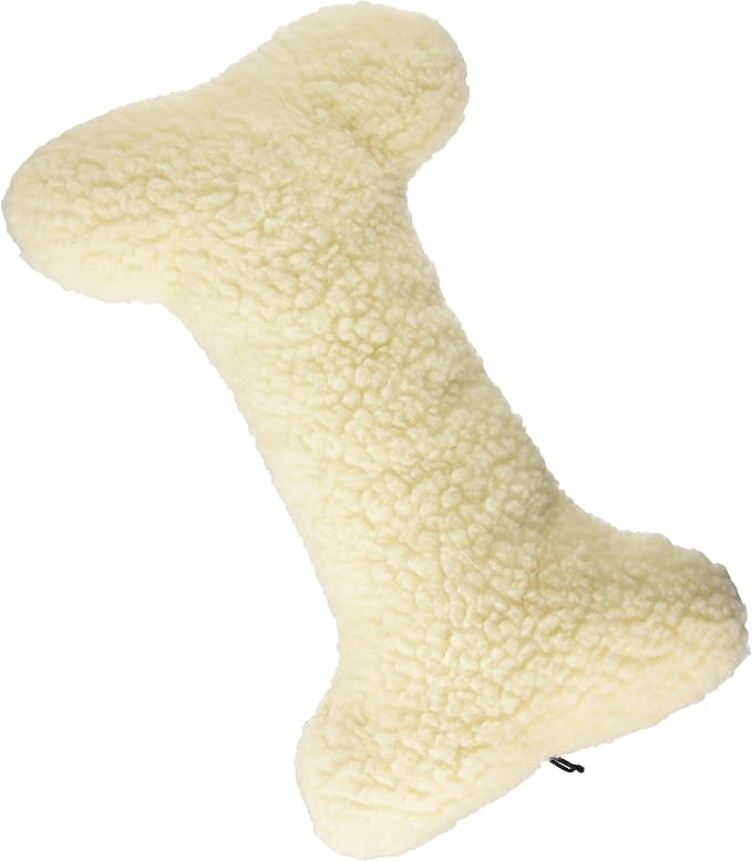 Pet Lou Dog Fleece Bone Chew Toy, 16"