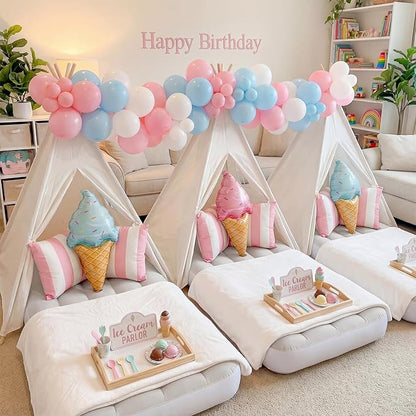 wilwolfer Kids Teepee Tent for Girls or Boys with Carry Case, Foldable Play Tent for Toddler Suit for Indoor and Outdoor Play, Protable Kids Playhouse Children Tent(Mat not Included)