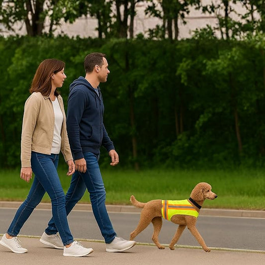 Reflective Dog Vest. High Visibility Yellow Safety Vest for Outdoors. Safeguard Your Dog with Easy to wear Adjustable and Breathable Reflective Gear (Small)