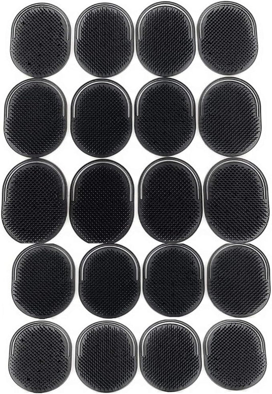 G.B.S Black Pocket Palm Brush for Men’s, Women and Pets Grooming, Black, Pack of 20 Made in U.S.A