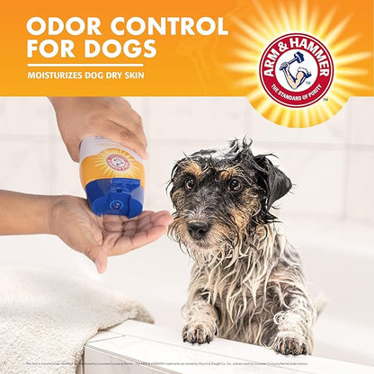 Arm & Hammer Deodorizing Dog Shampoo with Baking Soda for Odor Control, Tearless Moisturizing Formula for Sensitive Skin, Fresh Kiwi Blossom Scent, Safe for Dogs and Puppies, 20 Fl Oz - 6 Pack