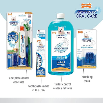 Nylabone Advanced Oral Care Pet Dental Spray, Liquid Tartar Remover & Breath Freshener for Dogs, Dog Teeth-Cleaning, 4 oz.