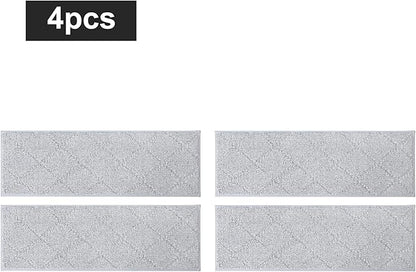 COSY HOMEER Edging Stair Treads Non-Slip Carpet Mat 28inX9in Indoor Stair Runners for Wooden Steps, Edging Stair Rugs for Kids and Dogs, 100% Polyester TPE Backing (4pc, Grey)