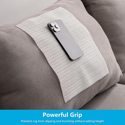 8X10 FT Non-Slip Rug Pad Gripper for Hardwood Floors, Tile, & Carpet – Anti-Slip Rug Pads to Keep Area Rugs Secure and in Place, Protects Floors, Prevents Slipping and Sliding