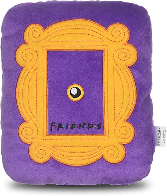 Friends the TV Show Plush Dog Toy, 8 Inch Purple Picture Frame, Pet Toy for All Breeds Sizes