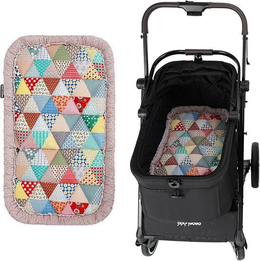 Beberoad Reversible Pet Stroller Mat - Double-Sided Cooling and Warming Mat, Washable Mat, Suitable for Cats and Medium-Sized Dogs, Use in All Seasons