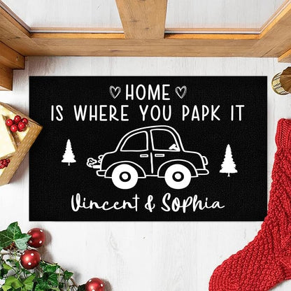 Custom Doormat with Family Name - Personalized Entryway Door Mat Front Door Mat for Outdoor Decor Entrance Mat Housewarming Gift with Anti-Slip Backing Design12