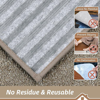 BEQHAUSE Edging Stair Treads for Wooden Steps 9" x 28", Non Slip Carpet Stair Treads Indoor Stair Runners, Soft Stair Rugs, Machine Washable, 100% Polyester, TPE Backing, 15pcs, Beige