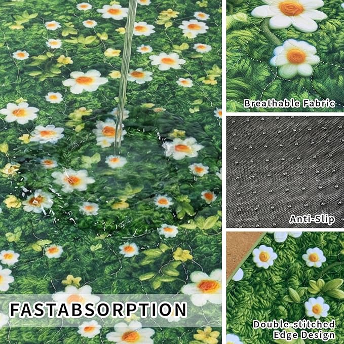 Washable Pee Pads for Dogs, Reusable Puppy Potty Training Pads, Ultra-Absorbent Thick Waterproof Leak-Proof Non-Slip Pads & Mat for Crate, Playpen, Floor, Whelping & Housebreaking , 2 Pack 48"x48"