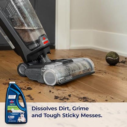 Bissell Multi-Surface Pet Formula with Febreze Freshness,22951,64 Fl Oz,Use on Sealed Hard Floors,and Area Rugs,Removes Tough Messes,Febreze Freshness,(Pack of 2)