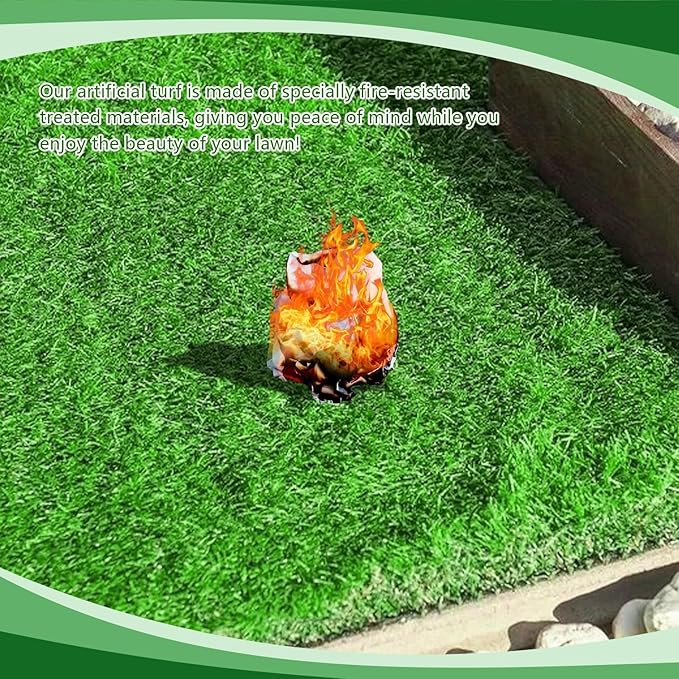 118.1 x 39.4 Inch (Pack of 1) Dog Grass Pad, Extra Large Artificial Grass Turf Mat, Fake Grass for Large Dog Potty Training Indoor Outdoor Balcony Patio Lawn Decoration