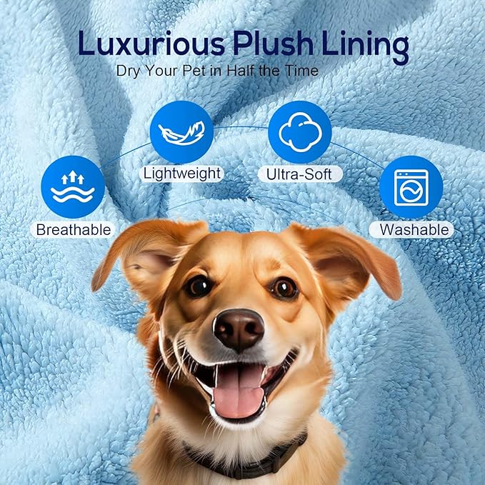 Paw Bathing Towel for Cats Puppy, Machine-Washable Reusable Pet Grooming Towel - Soft, Absorbent Quick-Dry Bath Mitt for Dirt Odor Removal, Daily Care & Travel (Grey)