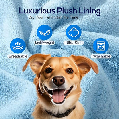 Paw Bathing Towel for Cats Puppy, Machine-Washable Reusable Pet Grooming Towel - Soft, Absorbent Quick-Dry Bath Mitt for Dirt Odor Removal, Daily Care & Travel (Grey)