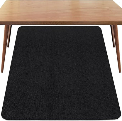 Sycoodeal Office Chair Mat,Computer Gaming Desk Chair Mat for Hard Wood & Tile Floor,Large Anti-Slip Floor Protector Rug,Easy to Clean,40" X 48" Black