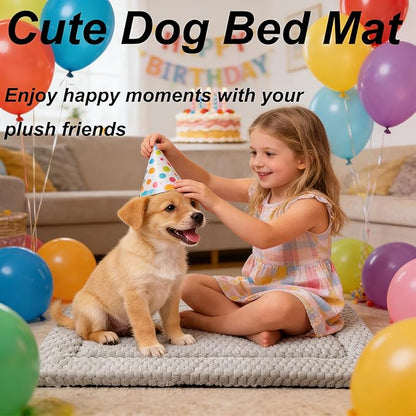 Dog Bed Mat (Light Brown, S(24"*18"*1.5"))