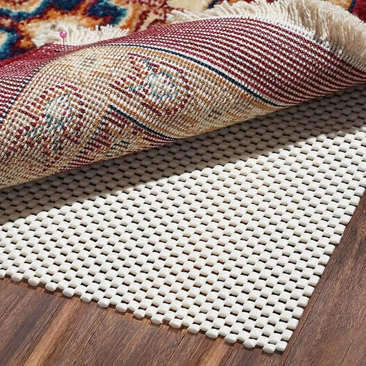 BAGAIL BASICS Non Slip Rug Pad Gripper 2 x 4 Feet Extra Thick Carpet Pads for Area Rugs and Hardwood Floors, Keep Your Rugs Safe and in Place
