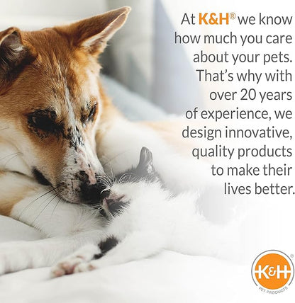 K&H Pet Products Cool Bed III Dog Cooling Mat, Indoor Outdoor Cooling Beds for Small Dogs, Chilling Pet Pad for in Home, Outdoor Houses, Crates, Yards, Porches - Small 24 X 17in Chill Blue