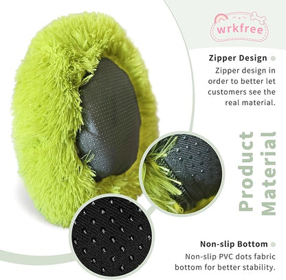 Hamster Bed Soft Warm Cushion for Small Animal - Comfortable Sleep Mat Pad for Guinea Pigs/Hedgehog/Squirrel/Mice/Rats/Chinchilla Nest House 11.8 inch Green