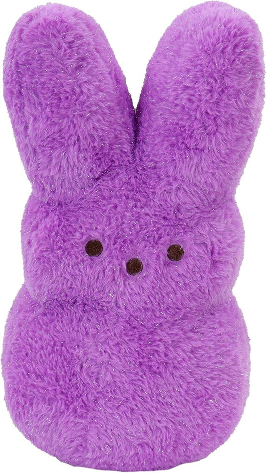 Animal Adventure | 15" Purple Shaggy Bunny Peeps Plush | Easter Basket Stuffed Animals for Kids | Marshmallow Candy | Huggable Ultra Soft Plushie Stuffers Buddy Toy | Collectable Gifts | Aged 3+
