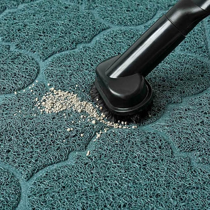 WePet Cat Litter Box Mat, Kitty Premium PVC Pad, Durable Trapping Rug, Phthalate Free, Urine-Resistant, Scatter Control, XXL 47 x 36 Inch, Celadon Green