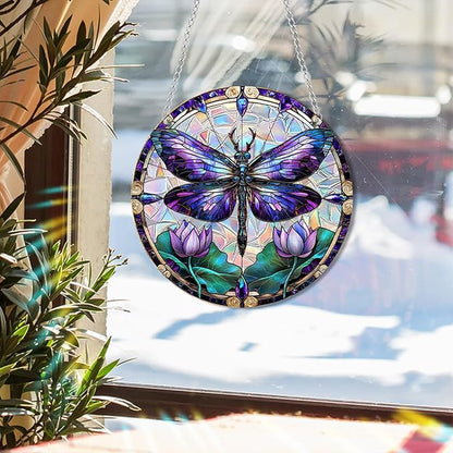 Sun Catchers Indoor Window, Acrylic Rainbow Suncatcher Window Hanging Decoration for Living Room Bedroom Summer Home Balcony Ornaments Decoration