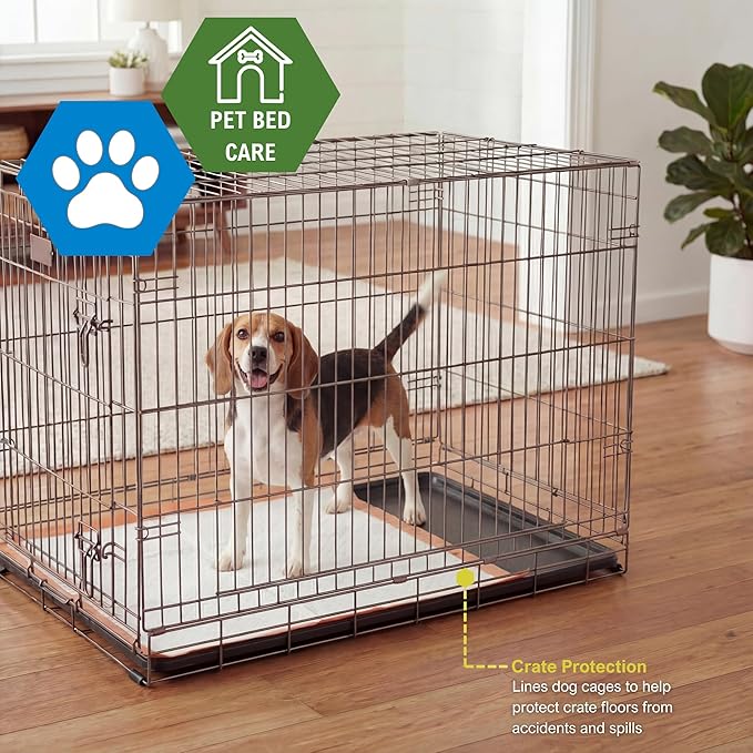 MED PRIDE Dog Training Pads with Attractant, 60 Count Puppy Pee Pads (12 Travel Packs of 5), 22 x 24 Inch Disposable Portable Potty Pads, Leakproof Waterproof Pet Pads for Home & Travel
