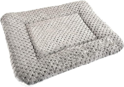 Small Animal Bed Mat, Soft & Warm, Suitable for Guinea Pig, Hamster, Rabbit, Rat and Bearded Dragon (X-Large(13.3''x9.4''), Mesh Grey)