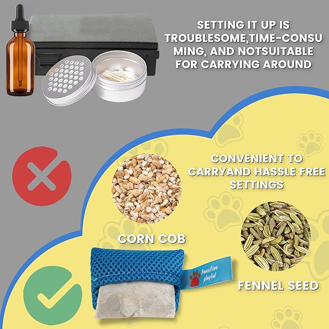 6 Interactive Dog Scent Training Kit Fun | Nose Scent work Games for All Ages Dog, Enhance Dog Brain Games, Scent Work Kit for Dogs, Nose Work for Dogs, Hide and Seek Dog Toys, Dog Scent Training Box